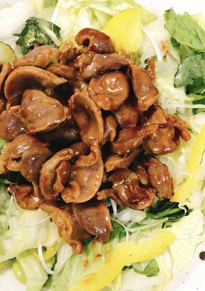 ⭐️ ヘルシーで美味しい砂肝の旨辛炒め！-レシピのメイン写真