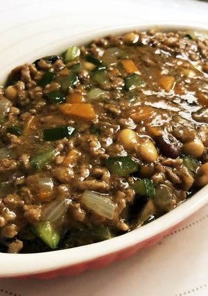 まめまめ野菜のキーマカレー(子供向け)-レシピのメイン写真