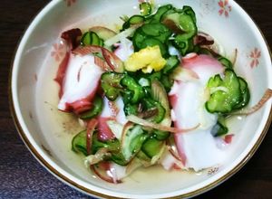 たこときゅうりとミョウガの酢の物-レシピのメイン写真