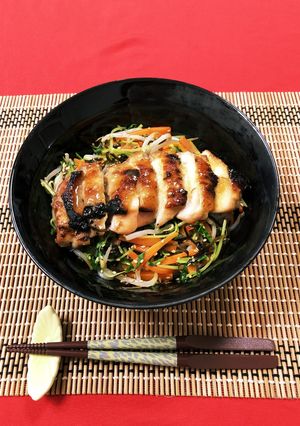 松山どりのビビンバ風スタミナ丼-レシピのメイン写真