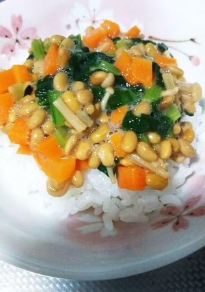幼児食☆親子で食べる 栄養満点！納豆丼-レシピのメイン写真