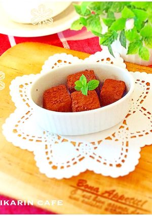 お豆腐の生チョコ(ビター)-レシピのメイン写真