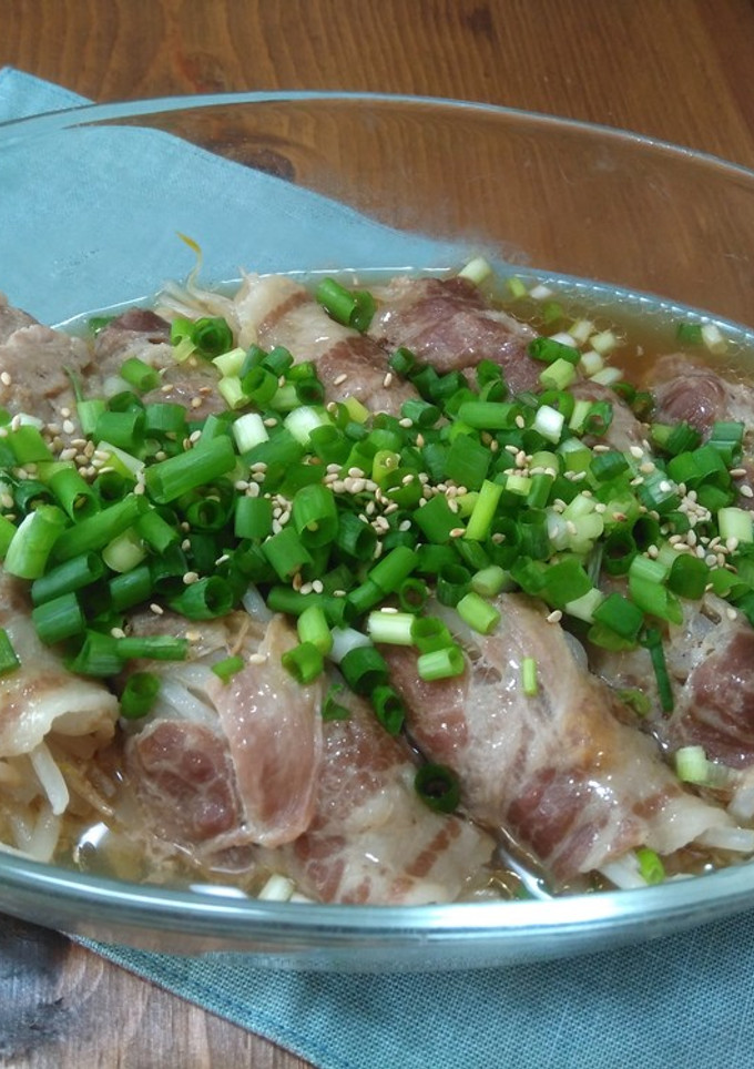 もやしの簡単豚肉巻き♪-レシピのメイン写真