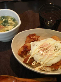簡単!!豚バラ目玉丼-レシピのメイン写真