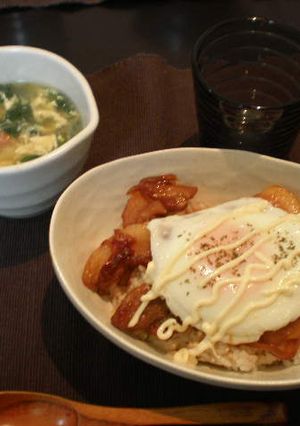 簡単！！豚バラ目玉丼-レシピのメイン写真