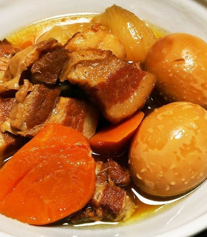 新玉ねぎとろとろ新食感の豚角煮 by TUK 【クックパッド】 簡単