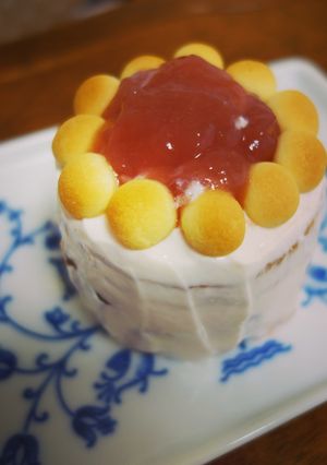 1才バースデーケーキ-レシピのメイン写真