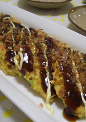 ヘルシー♪麩のお好み焼き-レシピのメイン写真
