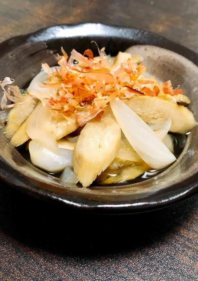 ごぼうと玉ねぎの煮浸し-レシピのメイン写真