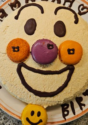 3歳 アンパンマン バースデーケーキ　-レシピのメイン写真
