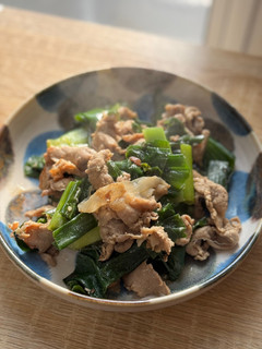 塩麹で⭐︎豚肉と葉玉ねぎの炒めもの-レシピのメイン写真
