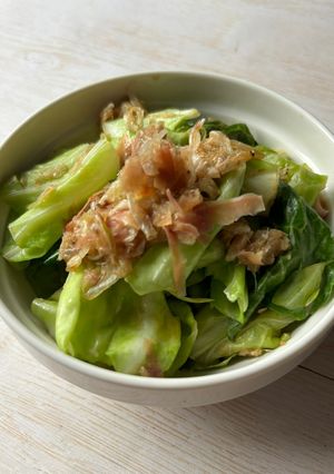 キャベツの簡単お浸し 小エビとおかか-レシピのメイン写真