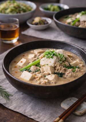 豆乳麻婆スープ-レシピのメイン写真