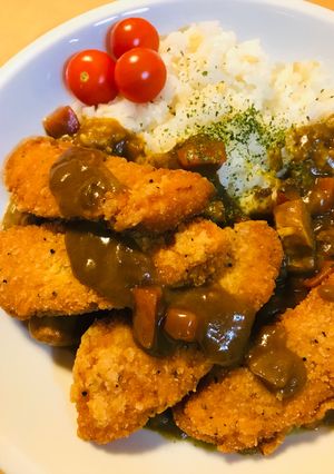 KFCチキンテンダー&チキンカレー-レシピのメイン写真