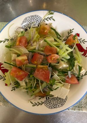豆腐サラダが食べたくて-レシピのメイン写真