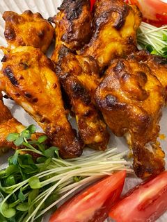 天才かも?美味しい手羽元のカレーマヨ焼き-レシピのメイン写真