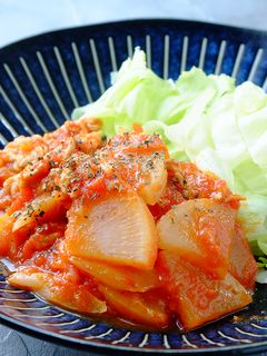 〈くらし薬膳〉大根と豚肉のトマト煮-レシピのメイン写真