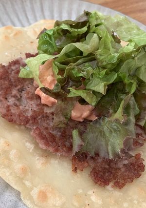 トルティーヤdeハンバーガー-レシピのメイン写真