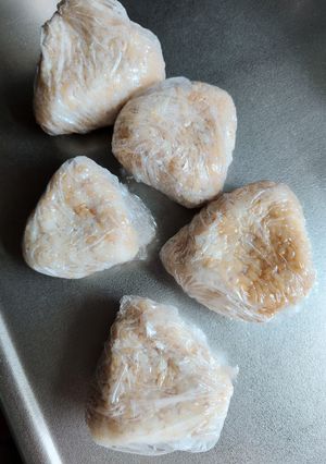 冷凍玄米おむすび★出汁醤油味-レシピのメイン写真