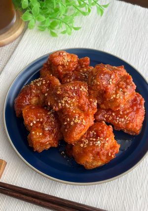 揚げずに簡単！至高の旨辛ヤンニョムチキン-レシピのメイン写真