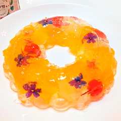 エディブルフラワー リングゼリー❀-レシピのメイン写真