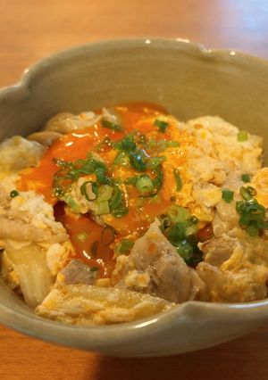 白菜と鶏肉の親子丼風🐔-レシピのメイン写真