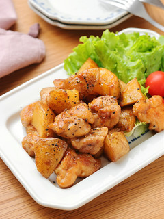 新じゃがいもとチキンの照り焼きバター-レシピのメイン写真