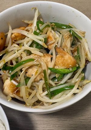 鶏ムネもやしピーマン炒め-レシピのメイン写真