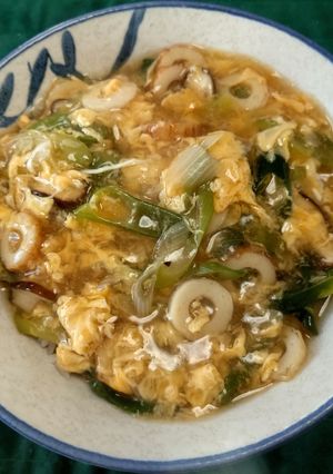 ちくわ入りかき玉あんかけ丼-レシピのメイン写真