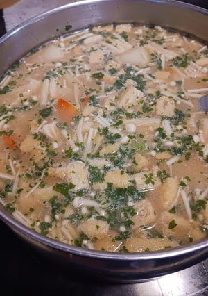 給食の豆乳スープ(豆乳汁)-レシピのメイン写真