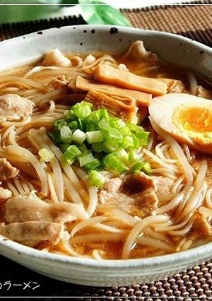 そうめん消費@豚バラもやしのそうラーメン-レシピのメイン写真
