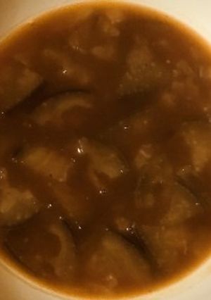 母親の介護食・嚥下食にやわらか茄子カレー-レシピのメイン写真
