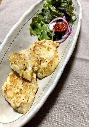 鶏むね肉☆粉チーズピカタ-レシピのメイン写真