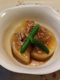 大根のひき肉あんかけ煮-レシピのメイン写真