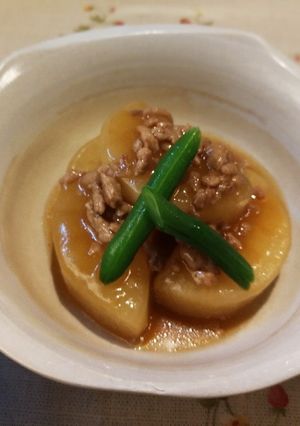 大根のひき肉あんかけ煮-レシピのメイン写真
