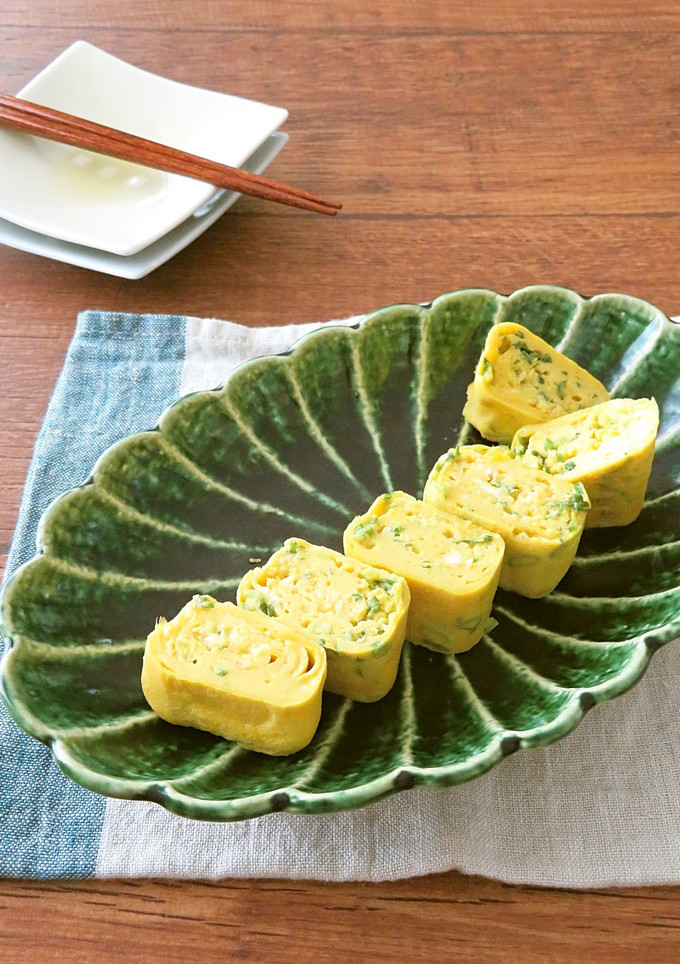 ねぎと生姜の出汁巻き卵焼き☆お弁当にも♪-レシピのメイン写真