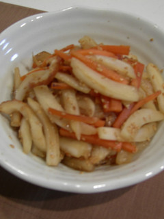 芯で作るきんぴら白菜-レシピのメイン写真