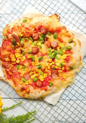 パパッとこねないピザ☆夏野菜-レシピのメイン写真