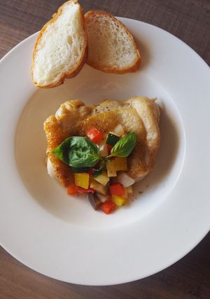 鶏肉のラタトゥイユのせ-レシピのメイン写真