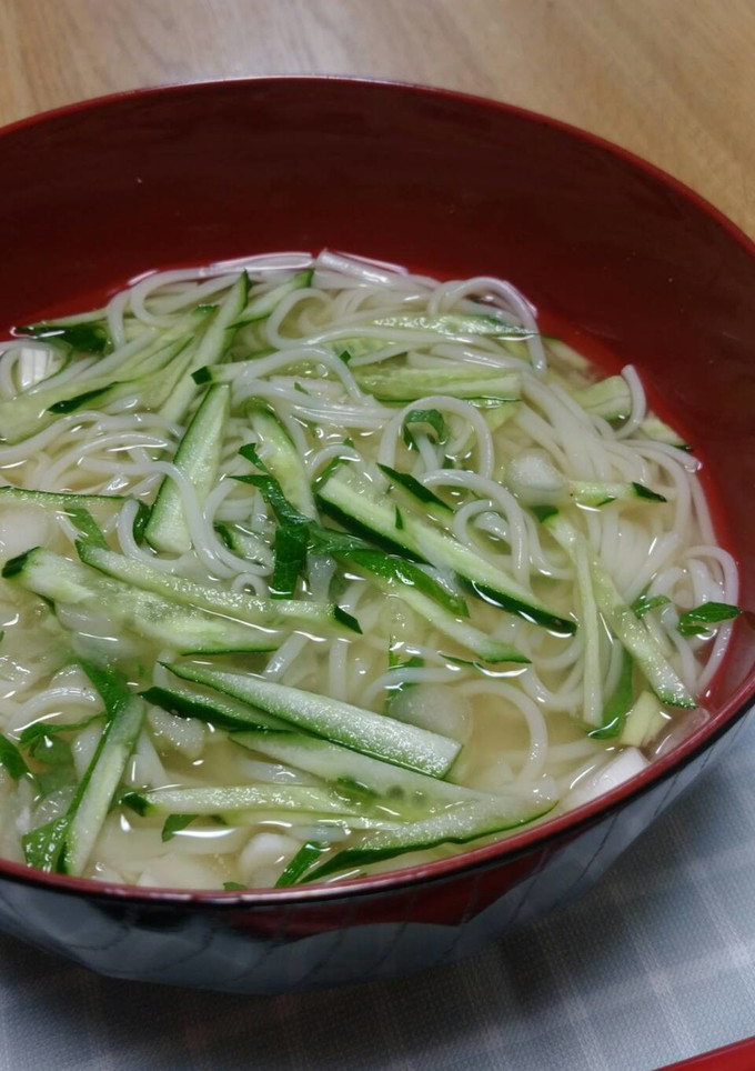 夏の定番♪冷や汁うどん（すったて）-レシピのメイン写真