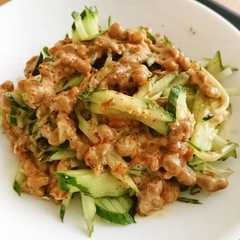 A picture of さっぱりと美味しい✿納豆きゅうり.