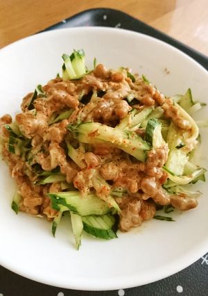 さっぱりと美味しい✿納豆きゅうり-レシピのメイン写真