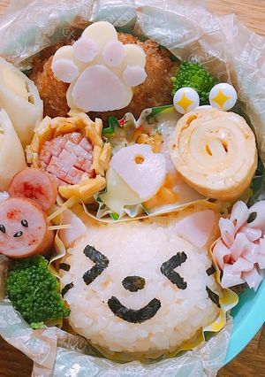 幼稚園年少さん弁当♡猫ちゃんキャラ弁-レシピのメイン写真