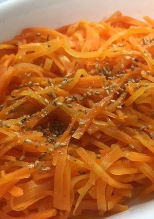 超簡単　レンジで　人参ナムル-レシピのメイン写真
