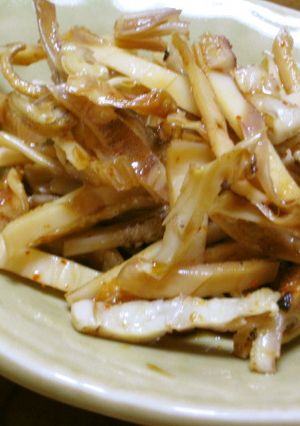 一夜干するめイカの甘辛醤油漬け-レシピのメイン写真
