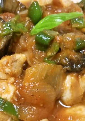 鳥となすのケチャップ炒め-レシピのメイン写真