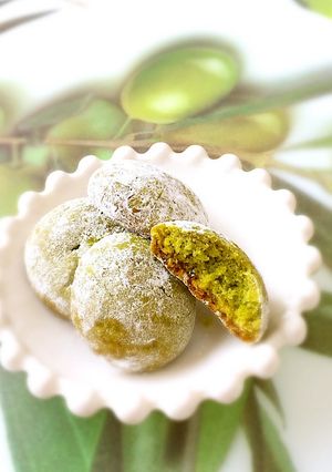 抹茶でサクホロ♫簡単スノーボール-レシピのメイン写真