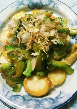 ゴーヤとほぼホタテのバター醤油炒め-レシピのメイン写真
