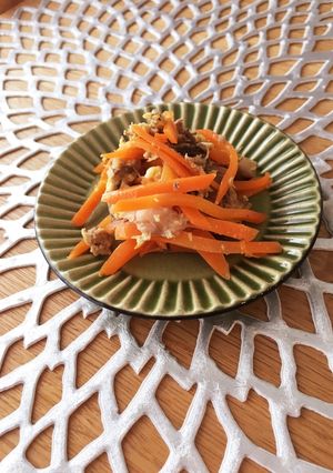 材料3つで栄養満点！☆サバ缶しりしり☆-レシピのメイン写真