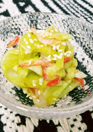 サッパリ味の簡単キャベツサラダ♡時短♪-レシピのメイン写真